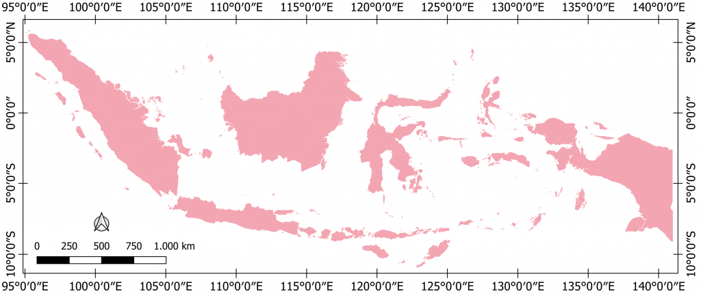 Peta letak astronomi Indonesia